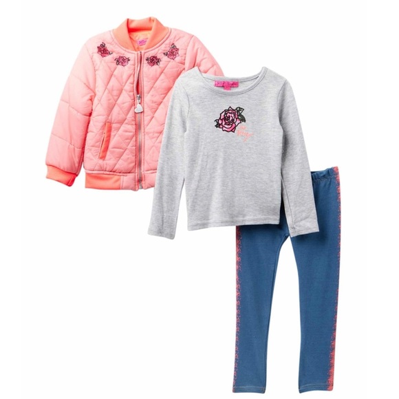 Betsy Johnson Three Piece Outfit 2T - Picture 2 of 5